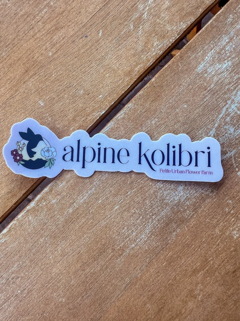 Alpine Kolibri Horizontal Sticker