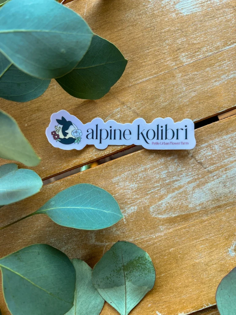 Alpine Kolibri Horizontal Sticker